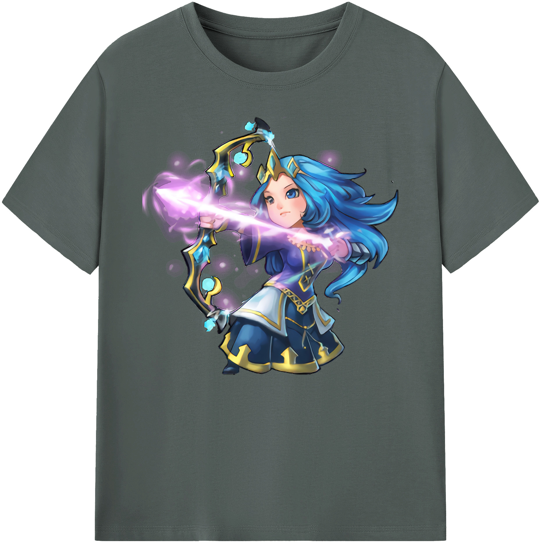 リーグ・オブ・レジェンド League of Legends LOL 綿100％ メンズ半袖Tシャツ｜肌触りやわらか＆通気性
